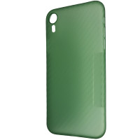 Чохол Anyland Carbon Ultra thin для iPhone XR Green 1