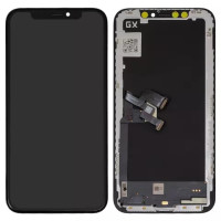 Дисплейний модуль для iPhone X, High Copy, OLED, GX OEM hard, Black