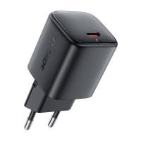 Мережевий зарядний пристрій Acefast A119, PD 45W, mini GaN, Black