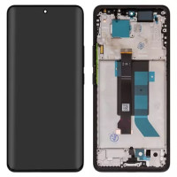 Дисплейний модуль для Xiaomi Poco X7, Redmi Note 14 Pro 5G, з рамкою, Original PRC, Black