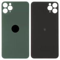 Задня кришка для iPhone 11 Pro, Original PRC, Big Hole, Matte Midnight Green