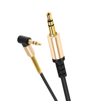 Кабель AUX Hoco UPA02, Jack 3.5 mm to Jack 3.5 mm, 1m, Black