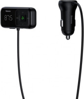 FM-модулятор Baseus T Shaped S-16 wireless MP3 car charger  Black 1