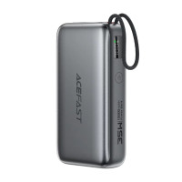 Універсальна мобільна батарея Acefast M32, 35W, Cable Type-C, 10000mAh, Metal Gray