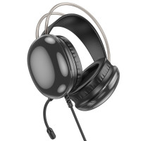 Гарнітура Hoco W109 Plus, USB 7.1, 2m, Black 5