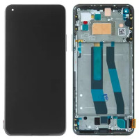 Дисплейний модуль для Xiaomi Mi 11 Lite, Mi 11 Lite 5G, з рамкою, Original PRC, Boba Black