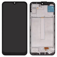 Дисплейний модуль для Samsung M346 Galaxy M34, з рамкою, High Copy, Small OLED, Black