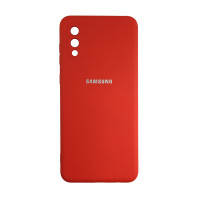 Чехол Silicone Case for Samsung A02 Red (14)