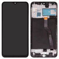 Дисплейний модуль для Samsung A105 Galaxy A10, з рамкою, High Copy, Black