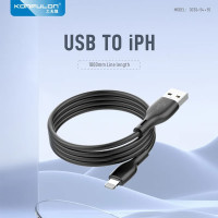 Кабель Konfulon DC54, Lightning, 1m, 2.4A, Black 2