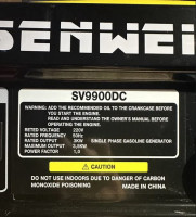 Генератор бензиновий Senwei SV9900DC 3.5 kWt, однофазний 1