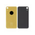 Задня панель корпуса для iPhone XR, жовта, не потрібно знімати скло камери, big hole - 1