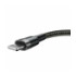 Кабель Baseus Cafule Cable, Lightning, 2.4A, 1m, Gray-Black - 10