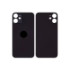 Задня кришка для iPhone 12 mini, Original PRC, Big Hole, Black - 1