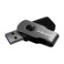 Флешка Wibrand Lizard, USB 3.2 Gen 1, 256GB, Black - 2