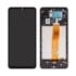 Дисплейний модуль для Samsung A125F Galaxy A12, Universal, з рамкою, High Copy, Black - 1