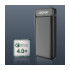 Універсальна мобільна батарея Aspor A396 PD 22,5W 20000 mAh, Black - 4