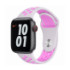 Ремінець для Apple Watch (42-44mm) Nike Sport Band White/Pink - 2