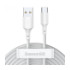 Кабель Baseus Simple Wisdom Data Cable, Kit Type-C 5A (2PCS/Set),1.5m, White - 2
