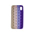Чохол Pop it Silicon case iPhone X/XS Violet+Pink+Cream - 2
