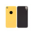 Задня панель корпуса для iPhone XR, жовта, із склом камери, small hole - 1