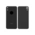 Задня панель корпуса для iPhone XR, чорна, із склом камери, small hole - 1