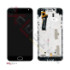 Дисплейний модуль Meizu M2, M2 mini M578 з рамою, кнопкою Home, Original, Black - 1