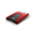 PHD External 2.5'' ADATA USB 3.2 Gen. 1 DashDrive Durable HD650 2TB Red - 2