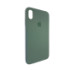Чохол Copy Silicone Case iPhone XS Max Wood Green (58) - 1