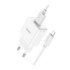 Мережевий зарядний пристрій Hoco C106A, Cable Lightning, 10.5W, White - 1