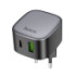 Мережевий зарядний пристрій Hoco CS32A, 1xUSB-C, 1xUSB, PD 20W, QC 3.0, Black - 10