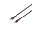 Кабель Baseus Cafule Cable Type-C toType-C 2m, PD 3A, 60W  Red-Black - 3