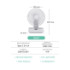 Настільний безпровідний вентилятор GXQC D606Y, White - 5