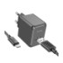 Мережевий зарядний пристрій Hoco CS11A, Cable Type-C, Black - 1