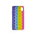 Чохол Pop it Silicon case iPhone XR Pink+Yellow+Blue - 2