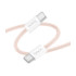 Кабель Hoco X104 Source, Type-C to Type-C, 1m, 60W, Pink - 1