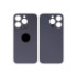 Задня кришка для iPhone 15 Pro, High Copy, Big Hole, Black - 1