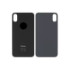 Задня панель корпуса для iPhone XS Max, чорна, не потрібно знімати скло камери, big hole - 1
