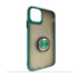 Чехол Totu Copy Ring Case iPhone 11 Green+Black - 1