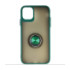 Чехол Totu Copy Ring Case iPhone 11 Green+Black - 3
