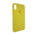 Чохол Copy Silicone Case iPhone X/XS Yellow (4) - 1