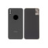 Задня панель корпуса для iPhone X, чорна, із склом камери, small hole - 1