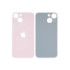 Задня панель корпуса для iPhone 13 mini, рожева, не потрібно знімати скло камери, big hole - 1