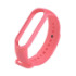 Ремінець для фітнес браслету Mi Band 5/6 (Silicone) Pink - 1