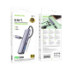 USB-хаб Borofone DH15, 6 in 1, Type-C to HDMI/Type-C/1xUSB 3.0/1xUSB 2.0/SD/TF, 0.15m, Gray - 3