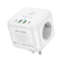 Мережевий подовжувач Borofone BAC11, 3xSocket/2xType-C/2xUSB-A, PD 40W, QC 3.0, White - 1