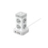 Мережевий подовжувач XO WL21 Tower Shaped, 8xSocket/3xUSB-A/1xType-C, 2m, White - 1