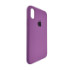 Чохол Copy Silicone Case iPhone X/XS Purpule (45) - 1
