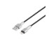 Кабель Baseus Cafule Metal Data Cable, Lightning, 2.4A, 1m, Black - 1