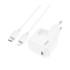 Мережевий зарядний пристрій Hoco C112A, Cable Type-C to Lightning, PD 30W, White - 3